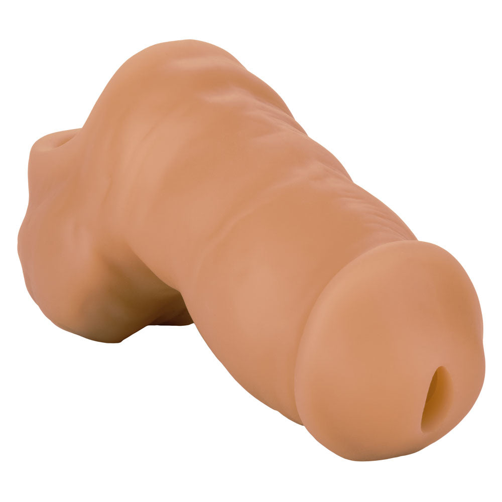 Packer Gear 4 Inch Ultra-Soft Silicone Stp Packer - Tan by CalExotics