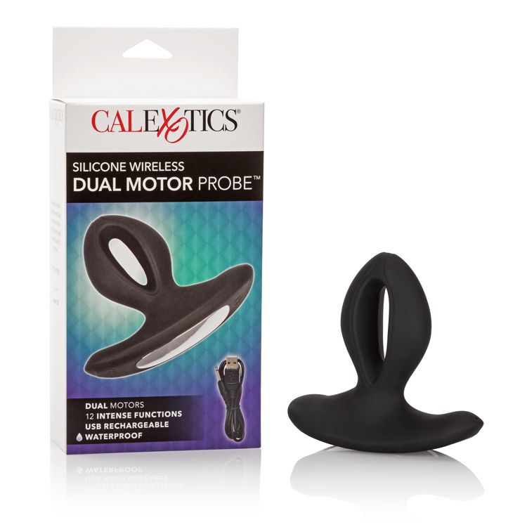 Silicone Wireless Dual Motor Probe by CalExotics