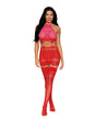 Dreamgirl Garter Slip — One Size (Red) - DG-13523PNSTAOS