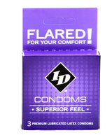I.D. Lubricants ID Lubricants Assorted Condoms — Case of 72 (3-Packs) - ID-CAS-03