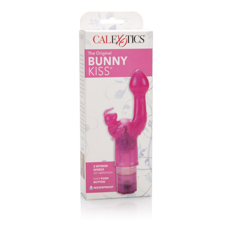 CalExotics Bunny Kiss Clitoral Vibrator, Pink — 3-Speed - SE0782153