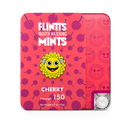 Flintts Mints Cherry Mouth Watering Mints — F-Strength 150 - FM-CHERRY