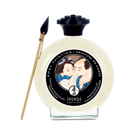 Shunga Edible Body Paint — Vanilla & Chocolate, 100 ml - SHU7001