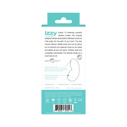 Izzy Rechargeable Vibe -Turquoise by VeDO