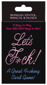Kheper Games Let's F*Ck Card Game — Adult Party Deck - KG-BGC85