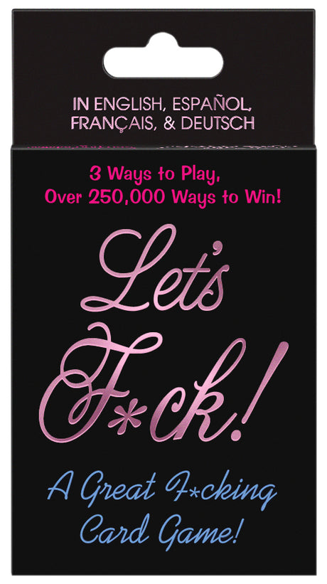 Kheper Games Let's F*Ck Card Game — Adult Party Deck - KG-BGC85