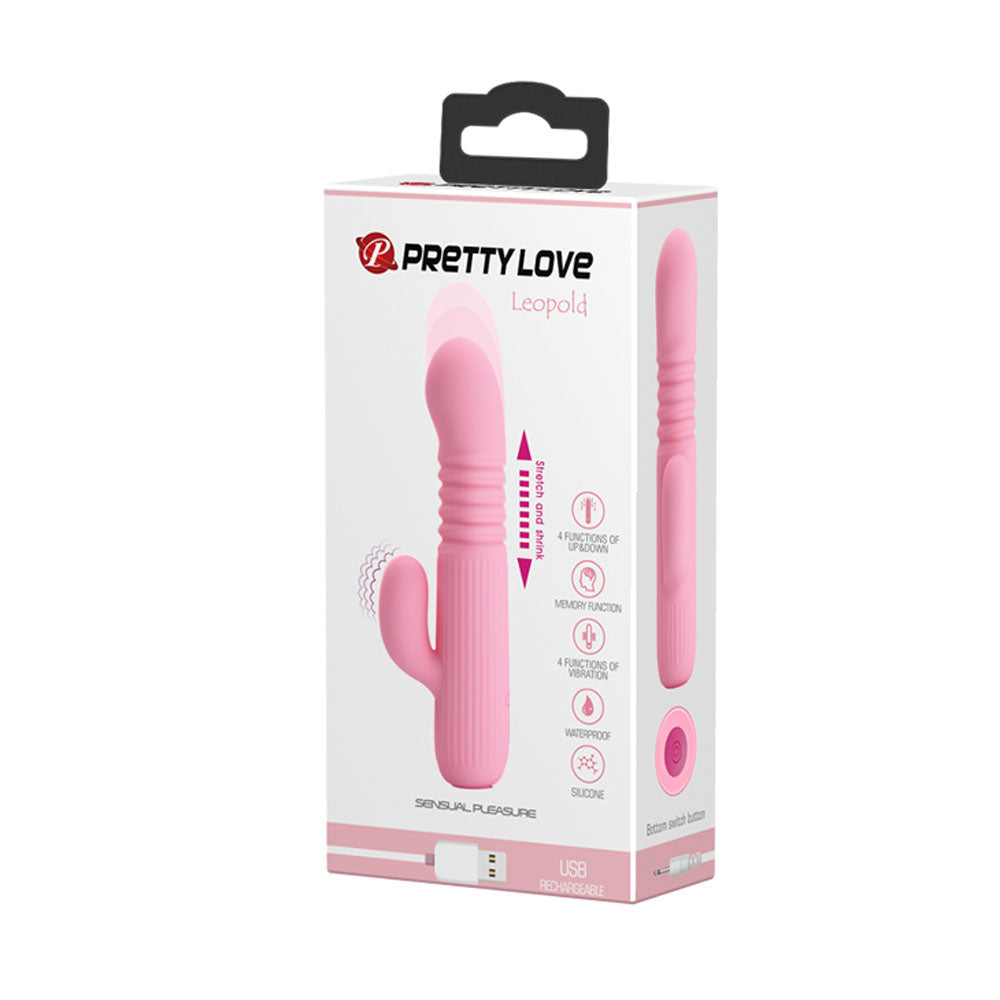 Pretty Love Leopold G-Spot Vibrator - Pink by Pretty Love