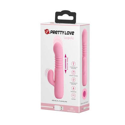 Pretty Love Leopold G-Spot Vibrator - Pink by Pretty Love