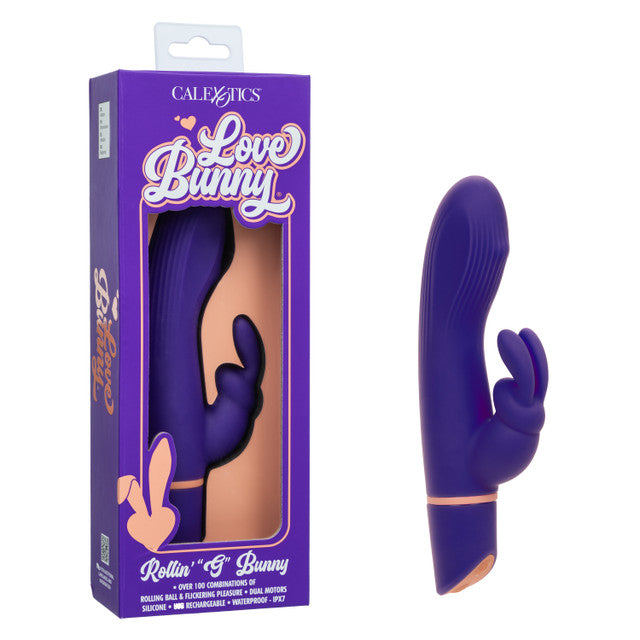 CalExotics Love Bunny Rollin' G Vibrator — Purple - SE0619543