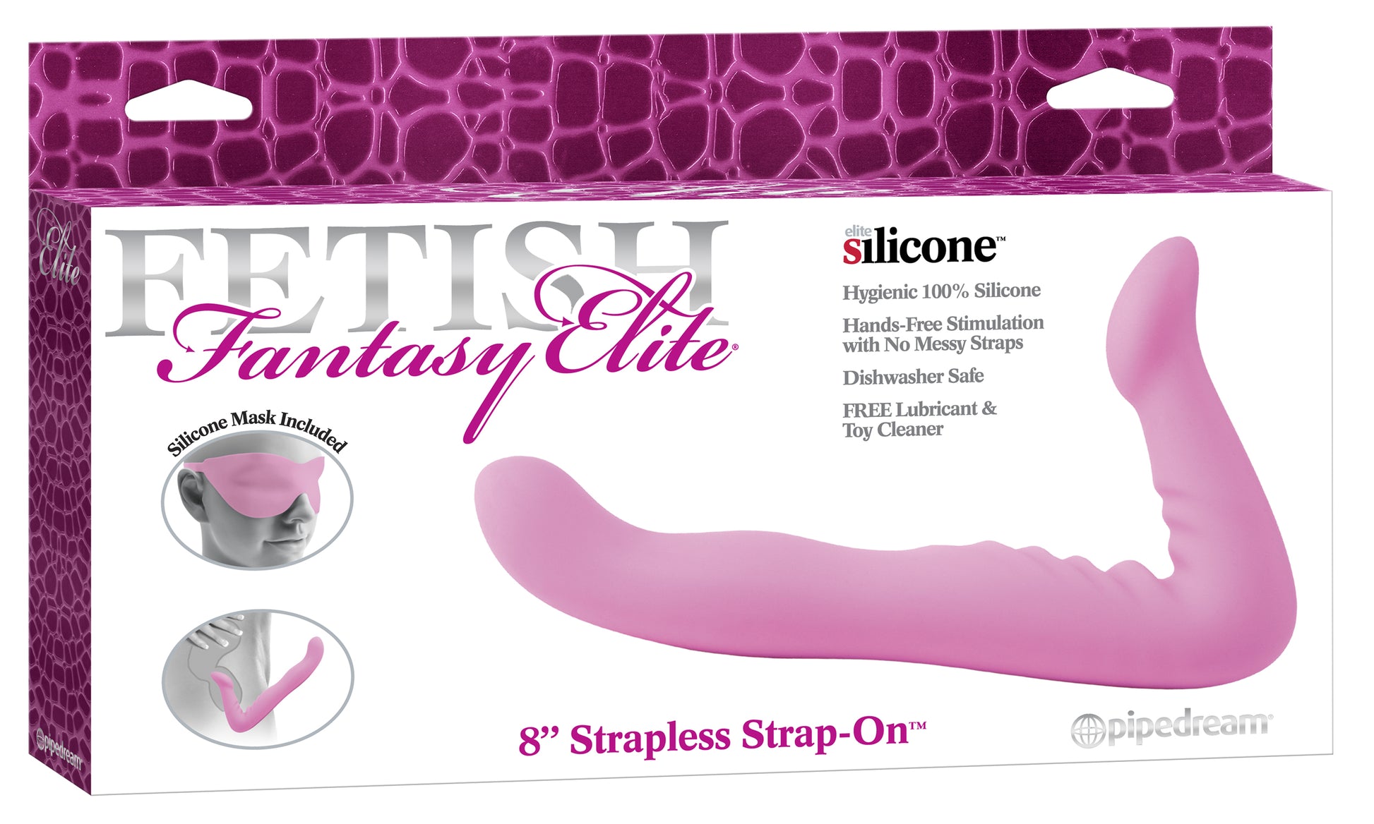 Fetish Fantasy Elite 8-Inch Strapless Strap-on - Pink by Pipedream