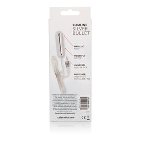 Sterling Collection Slimline Silver Bullet by CalExotics