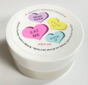 Kama Sutra Vday Candy Heart Massage Candle, Madagascar Vanilla 1.7 oz - KS14316