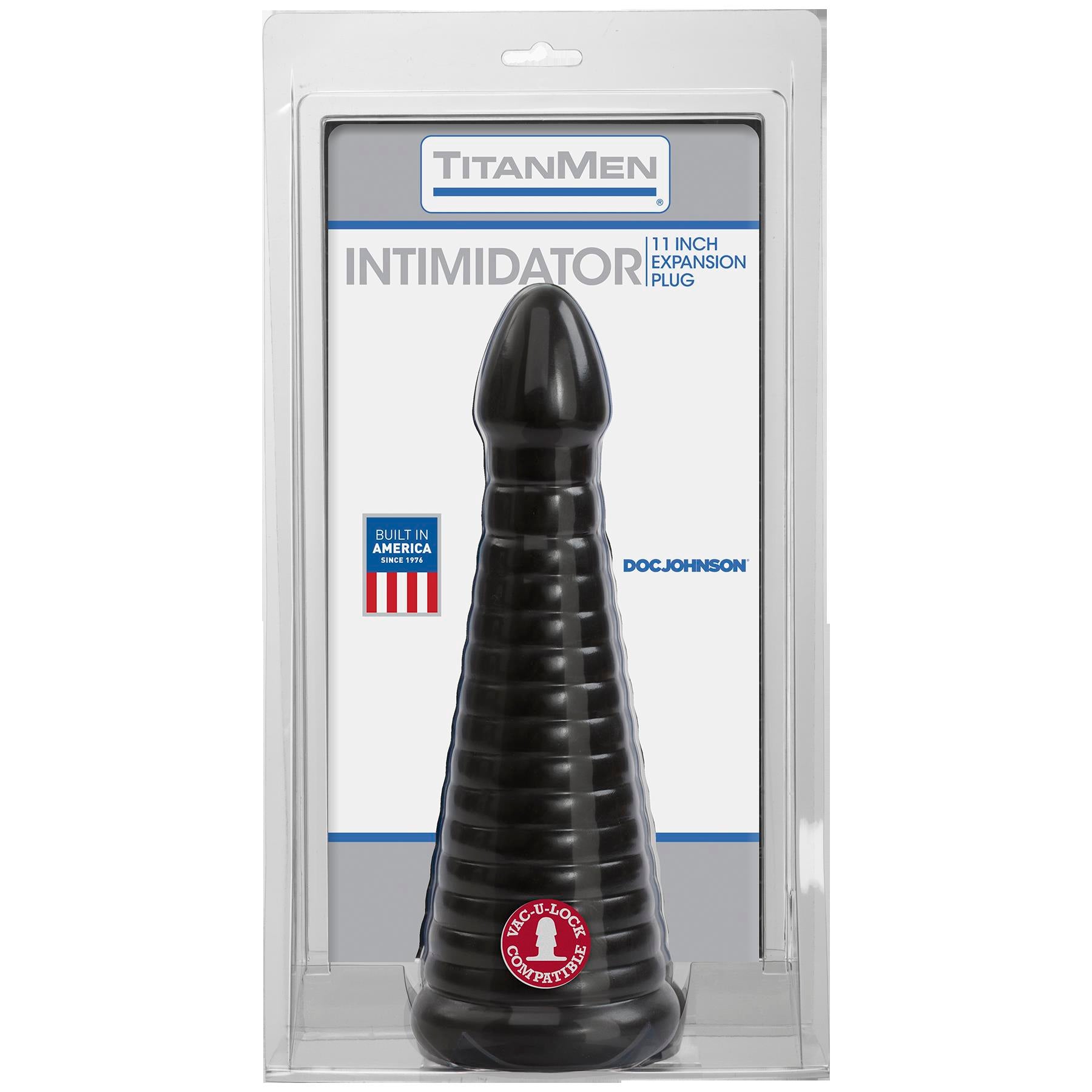 Titanmen Tools Intimidator - Large - Black by Doc Johnson