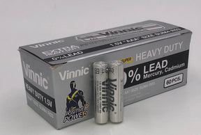 Vinnic & Player Batteries Vinnic Extra Heavy Duty AAA Batteries — 60-Pack (1.5V) - SR03MSG