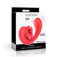 XR Brands G-Kiss G-Spot Silicone Vibrator — Red - AH909