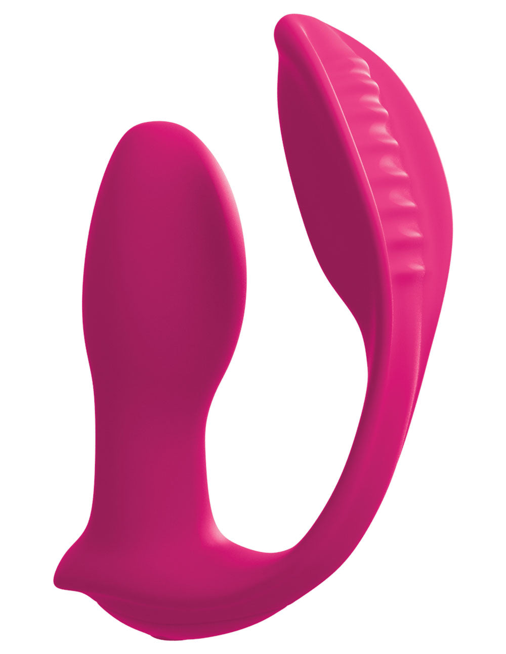 Threesome Double Ecstacy Silicone Vibrator - Pink by Pipedream