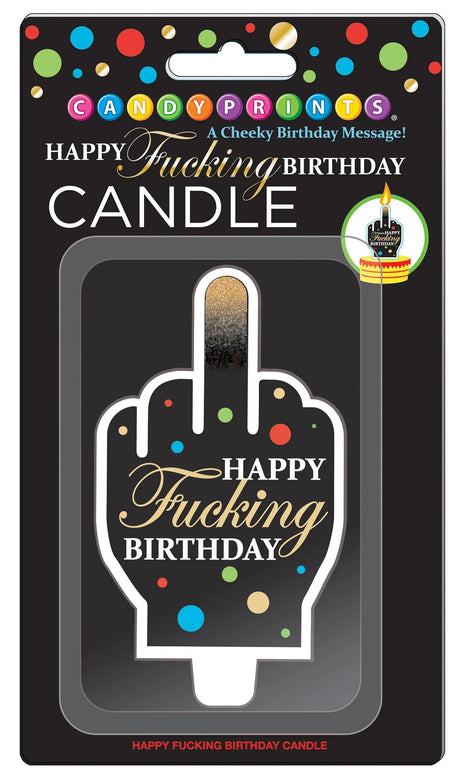 Little Genie Happy Fucking Birthday Novelty Candle - LG-CP1053