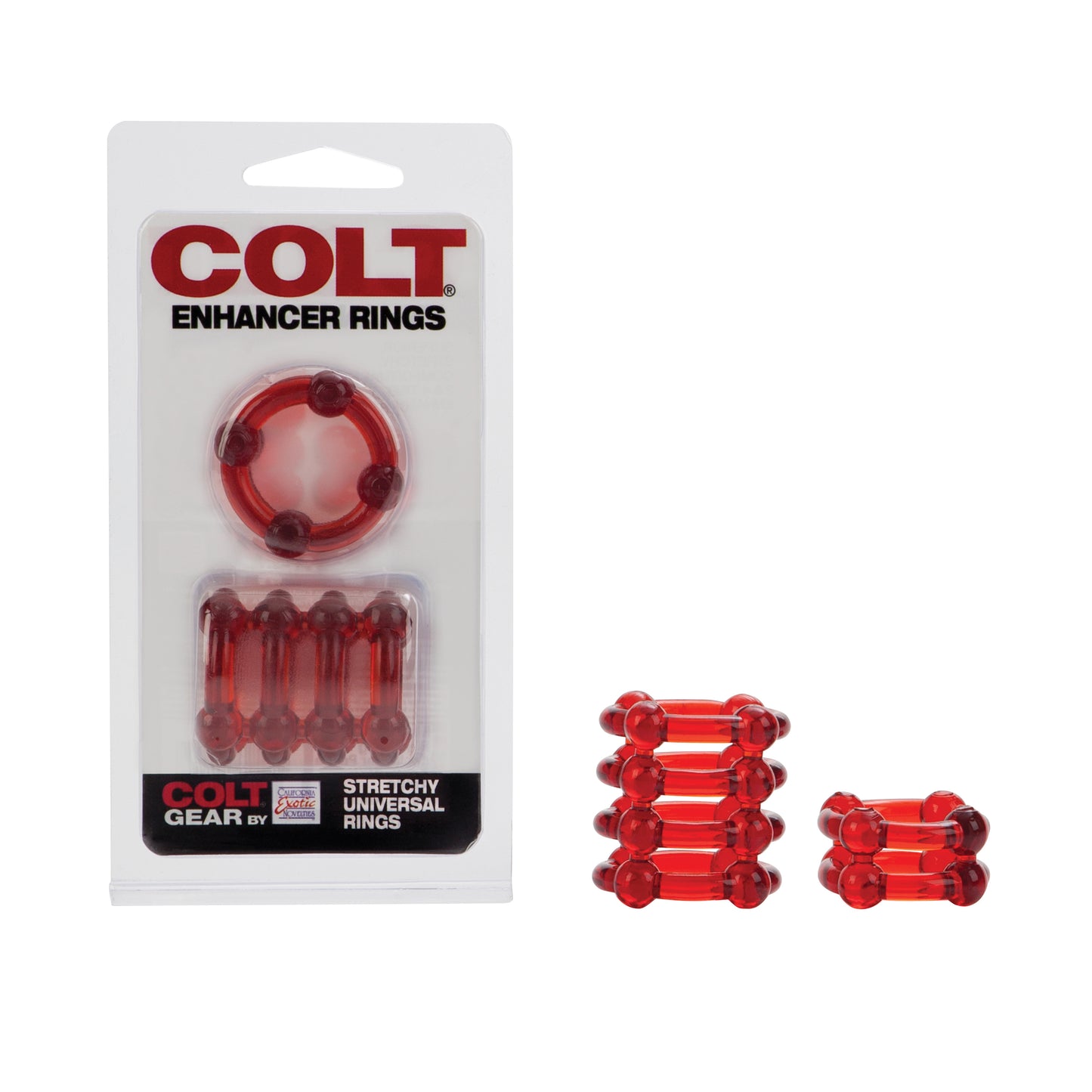 Colt Enhancer Rings - Red by CalExotics