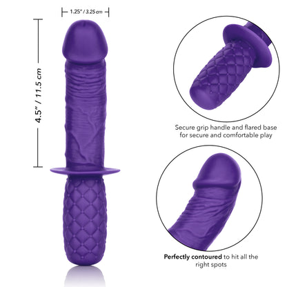 Silicone Grip Thruster - Purple by CalExotics