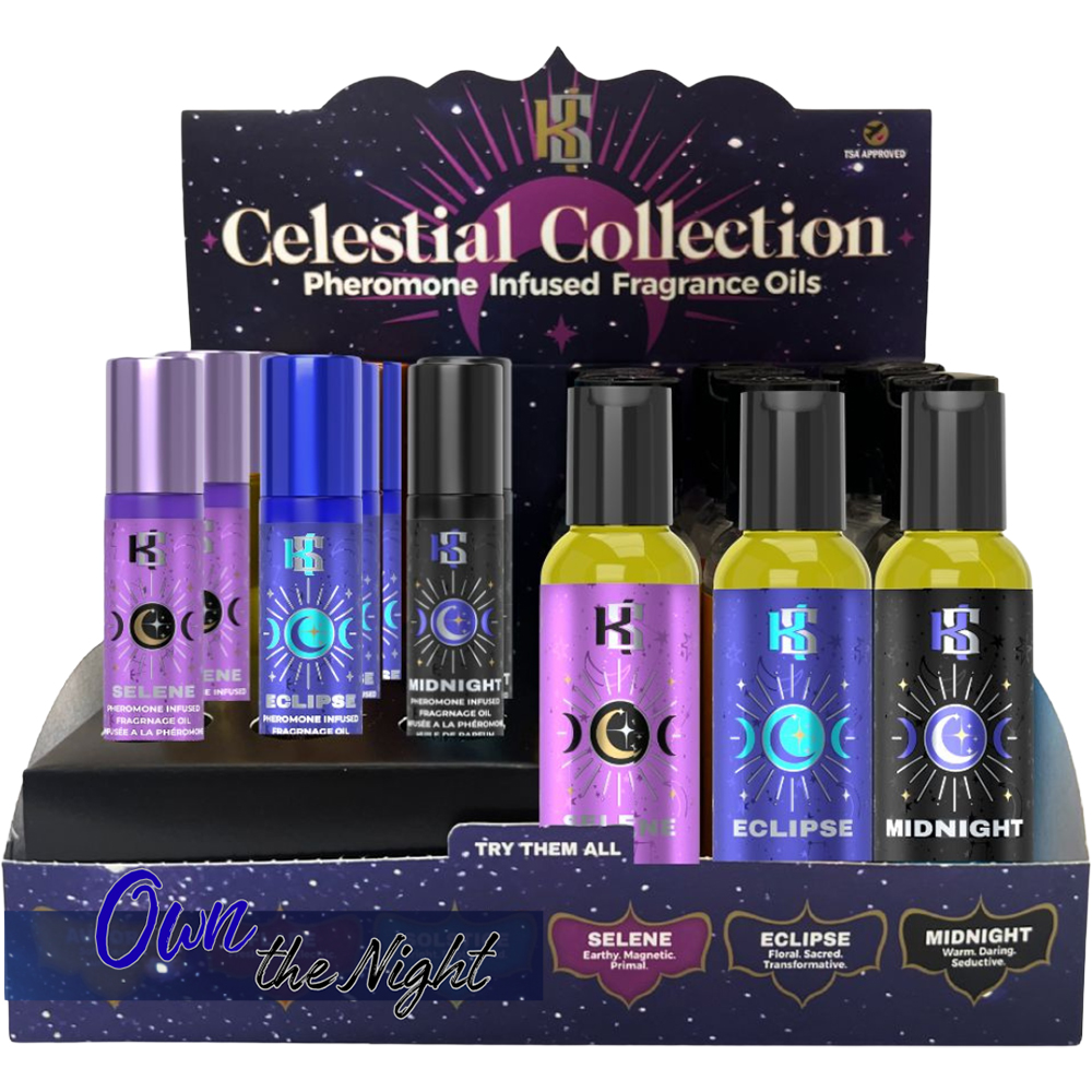 Kama Sutra Own the Night Pheromone Prepack — 12 Roll-Ons & 12 Massage Oils - KS12105