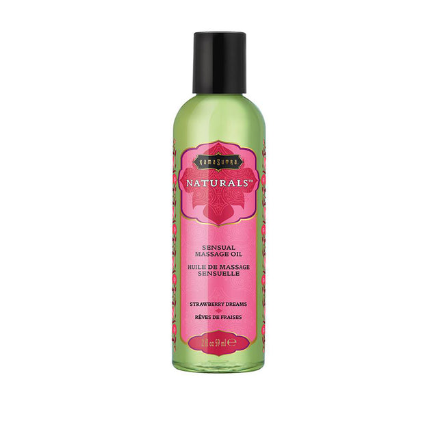 Kama Sutra Naturals Massage Oil — Strawberry Dreams, 2 fl oz - KS10282