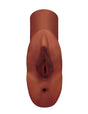 Pipedream Perfect Pussy Double Stroker — Brown Dual-Tunnel Pocket Sleeve - PDRD606-29