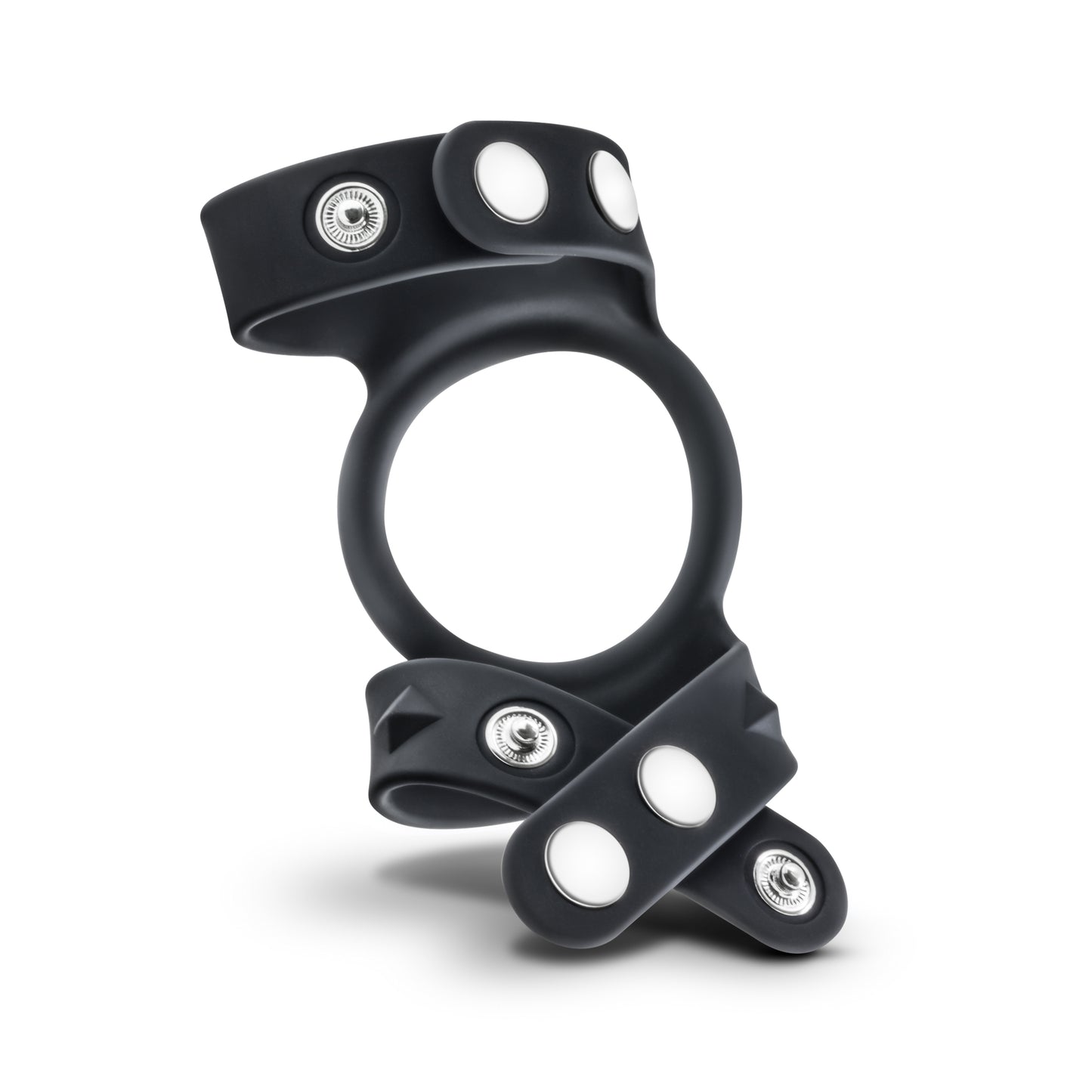 Performance - Vs8 - Silicone Double Cock & Ball Strap - Black by Blush