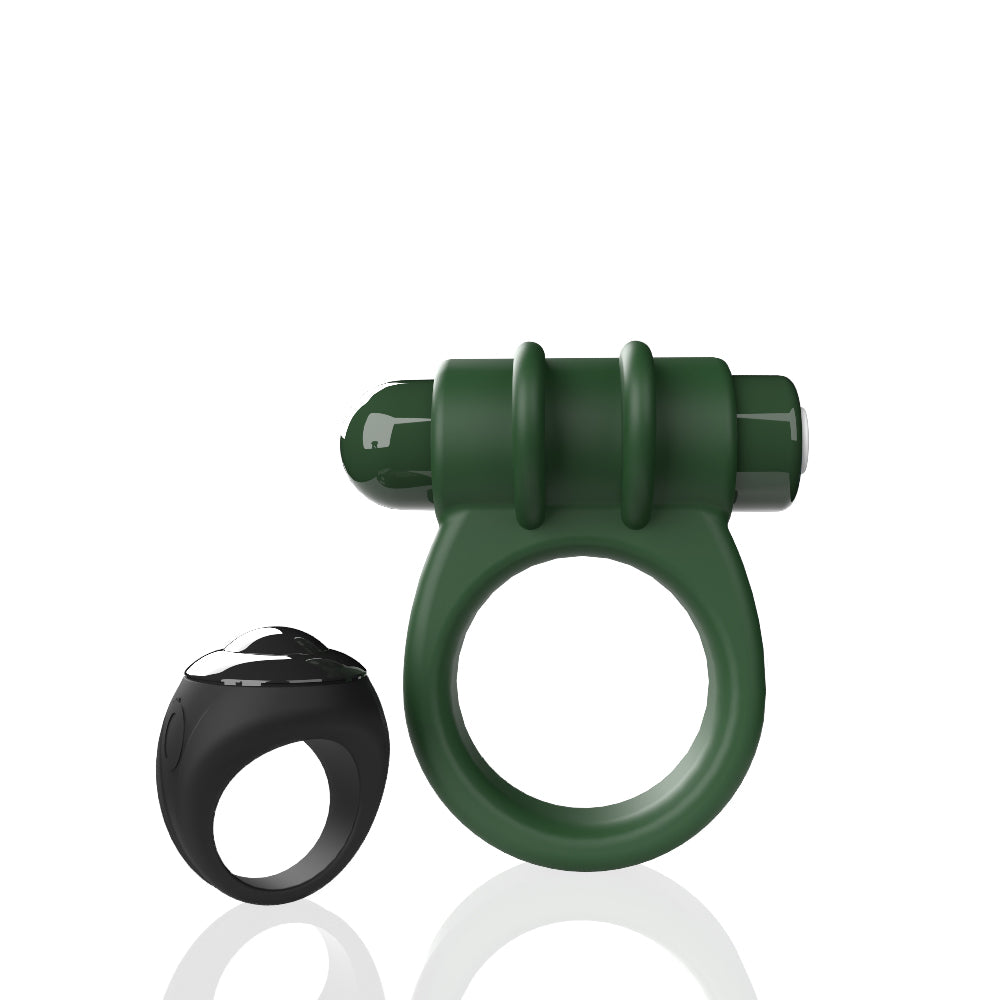 Screaming O Remote Controlled Switch Vibrating Ring — Green - SO-ARCSW-GN