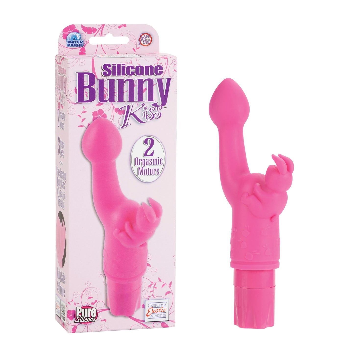 Silicone Bunny Kiss - Pink by CalExotics