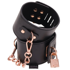 Sportsheets Brat Locking Cuffs - Black (Pair) - SS09849