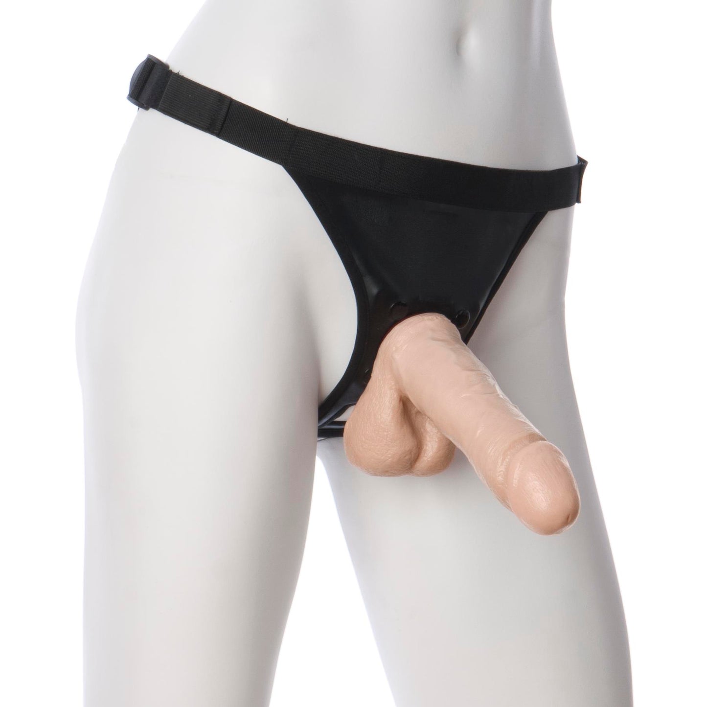 Vac-U-Lock 6 Inch Realistic Cock - White by Doc Johnson
