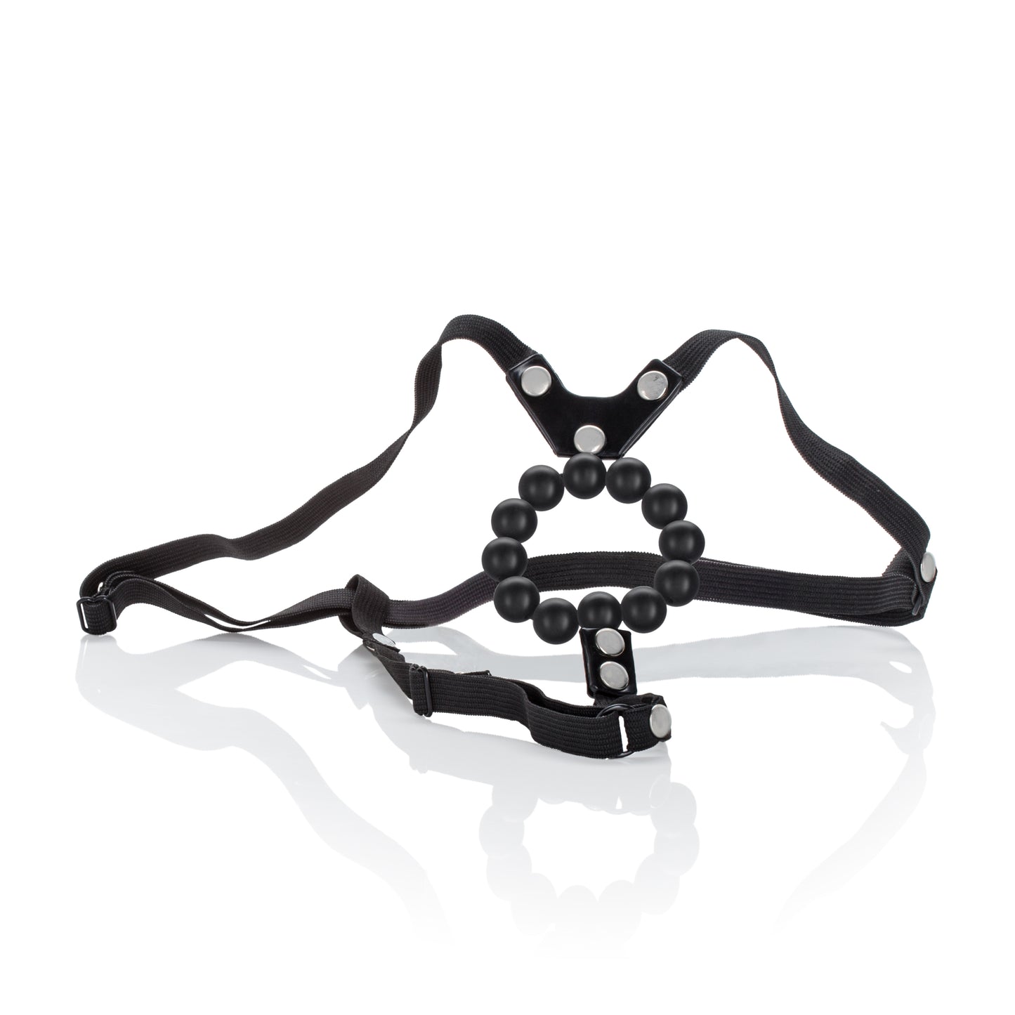 Lovers Thong With Stroker Beads by CalExotics