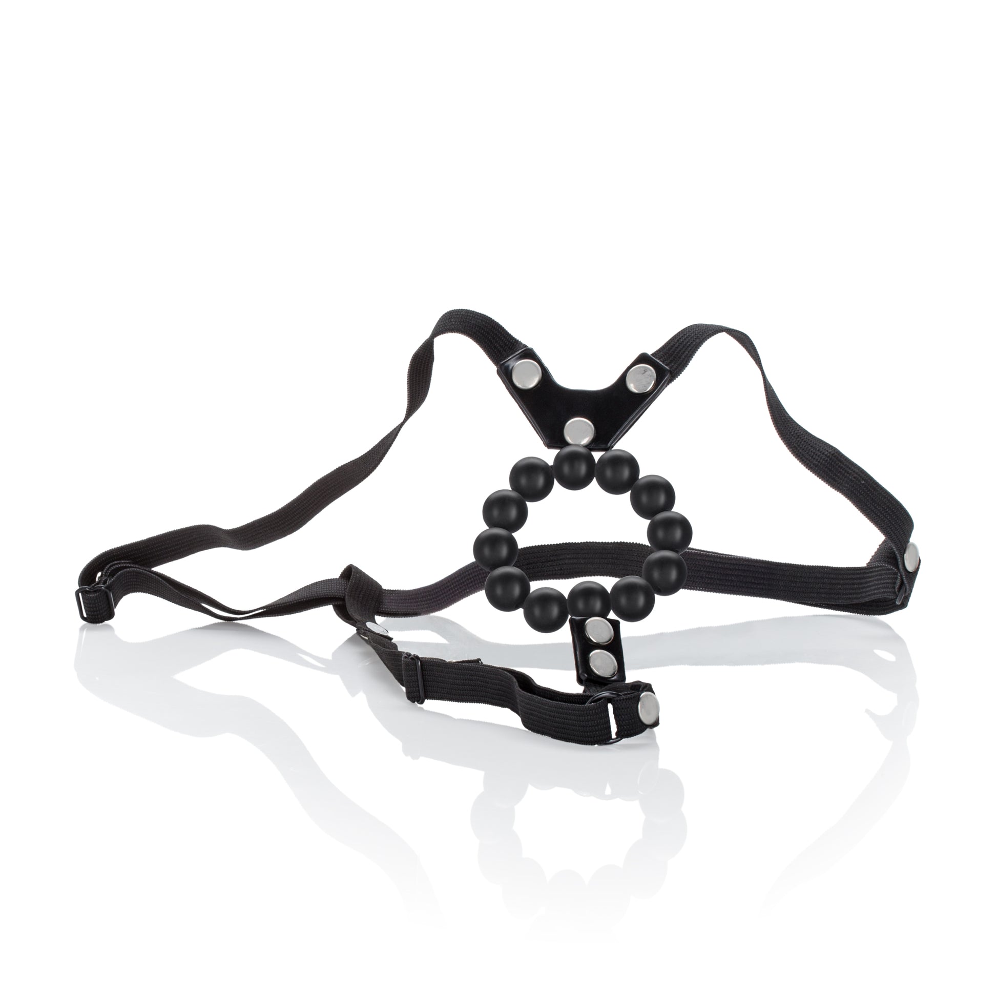 Lovers Thong With Stroker Beads by CalExotics