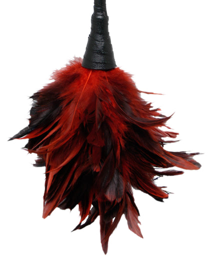 Fetish Fantasy Series Frisky Feather Duster - Red/ Black by Pipedream