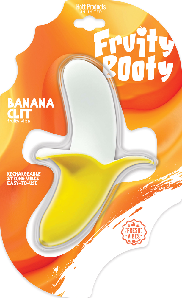 Hott Products Fruity Booty Banana Clit Mini Vibe, 10 Speeds - HTP3783