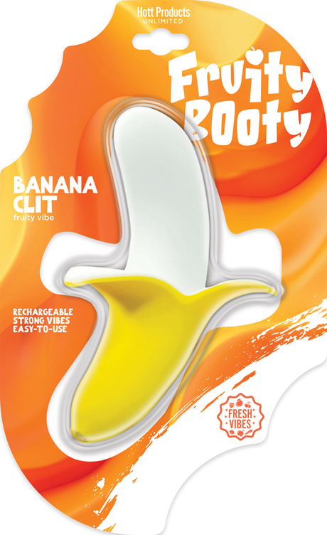 Hott Products Fruity Booty Banana Clit Mini Vibe, 10 Speeds - HTP3783