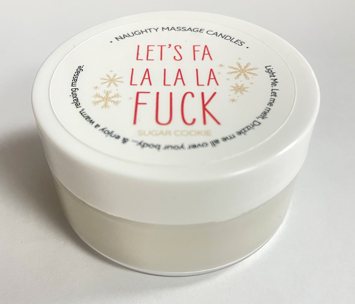 Kama Sutra Fa La La Massage Candle — Sugar Cookie 1.7 oz Travel Size - KS14309