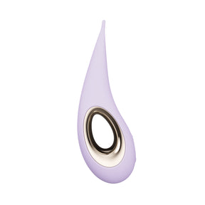 Lelo Dot Clitoral Stimulator — Elliptical USB Rechargeable (Lilac) - LELO-8908