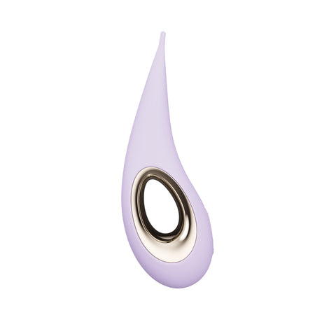 Lelo Dot Clitoral Stimulator — Elliptical USB Rechargeable (Lilac) - LELO-8908