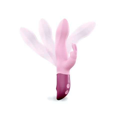 Love To Love Hello Rabbit Vibrator — Baby Pink, Dual-Motor USB Rechargeable - LV2213