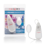 CalExotics Pocket Exotics Vibrating Ivory Egg — Compact Vibrator - SE1107092