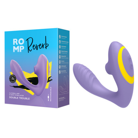 ROMP Reverb Rabbit Vibrator with Pleasure Air Technology, Lilac - RM1984