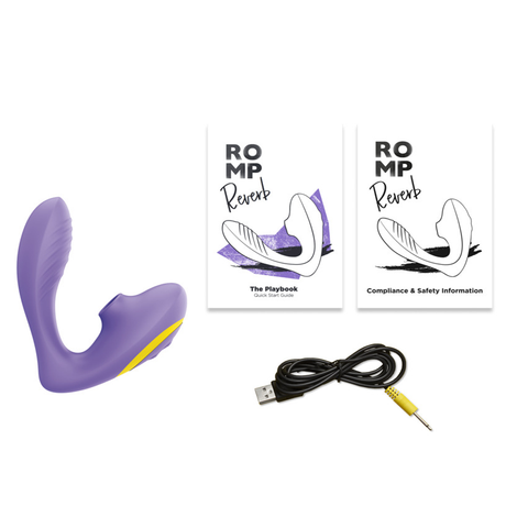 ROMP Reverb Rabbit Vibrator with Pleasure Air Technology, Lilac - RM1984