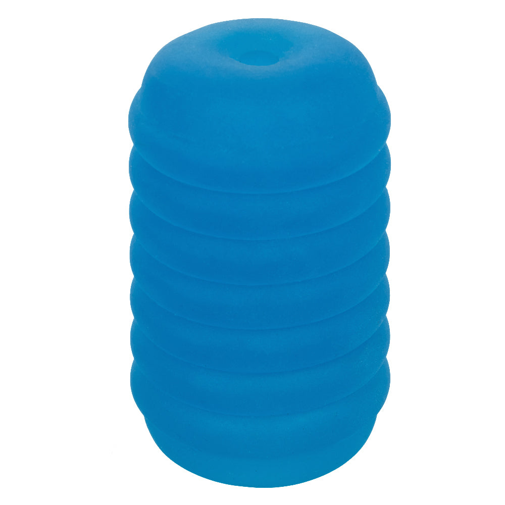CalExotics Pop Sock Ribbed Stroker — Blue - SE0936203