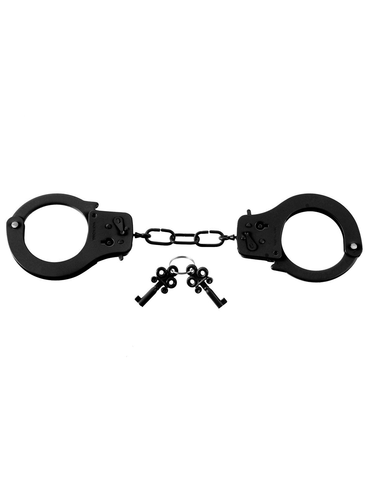 Pipedream Fetish Fantasy Metal Handcuffs — Black - PD3801-23