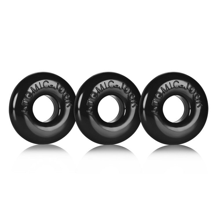 Oxballs Ringer 3-Pack Cock Rings — Black - OX-1324-BLK