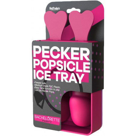 Hott Products Pecker Popsicle Ice Tray — 2 Molds, 8in x 5in - HTP3136