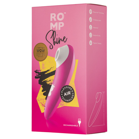 ROMP Shine Clitoral Pleasure Air Vibrator — Pink - RM0941