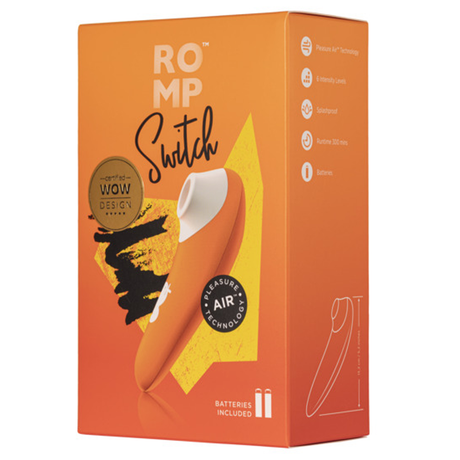 ROMP Switch Clitoral Air-Pulse Stimulator — Orange - RM0958