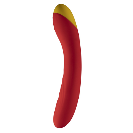 ROMP Hype G-Spot Vibrator — Curved Rechargeable Red - RM1276